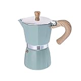 Aluminium-Moka-Kanne, Herd-Espressomaschine, klassische italienische Kaffeemaschine, Herd-Kaffeemaschine, Espresso-Kaffeekanne, Mokka-Cafetera, geeignet Induktionsherd