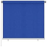 Home Furniture Outdoor Rollo 160 x 140 cm blau HDPE