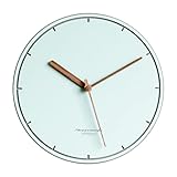 Wanduhren Wanduhr Schlafzimmer Wanduhr Moderne Wanduhr Wohnzimmeruhr Leise Nicht Tickend Dekorative Wanduhr Leicht Ablesbar Home Office Schule Küchenuhren Wohnzimm ( Color : Blu , Size : 30*30CM )