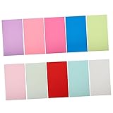 COHEALI 10 Stück Jelly-Leder-Schlafsofa-Laken Glitzernder Stoff Transparente Ohrringe Leder-Ohrring-Herstellungsset Ohrringe-Herstellungslaken Transparentes Kunstleder Diy-Zubehör