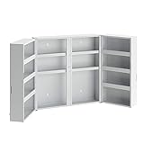 OSKAR Medizinschrank Metall 53x53 cm Arzneischrank Hausapotheke erste Hilfe