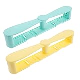 Alipis 2 Stück Wand-Slipper-Rack Zum Aufhängen Von Schuhen Klebriges Schuhregal Wand-Hänge-Schuhregal Werkzeug-Organizer Tasche Gelbe Hausschuhe Kunststoff-Schuhregal