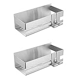 panjin 2X Dusche Ablage Rostfreier Dusche Ablage Ohne Bohren Dusche Korb für Badezimmer Dusche Badezimmer Regal Organizer