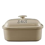 Pfeiffer-Gerhards Keramikmanufaktur Brotkasten Puro - Hochwertige Brotbox für ideale Aufbewahrung - Stilvoll funktioneller Keramik Brotkasten (33,5 x 20 x 20,5cm)
