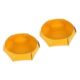 ibasenice 2 Stück Würfeltablett Schlüssel-Organizer-Box Dekorative Aufbewahrungsboxen Puzzle-Aufbewahrungsbox Pu-Würfel-Aufbewahrungshalter Faltbare Würfelbox Würfel-Aufbewahrungsbox