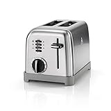 Cuisinart 2-Schlitz CPT160E Style Collection 2-Schlitz-Toaster, Edelstahl, gebürstetes Edelstahl