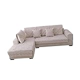 NOLITOY Couchpolster Für Sofa Rouge Sofagarnitur Sofaschoner Couchschoner Couchbezüge Make-Up-Sofakissen Sofabezug Ländlicher Khaki-Sofabezug Möbelbezüge Couchschonerbezug