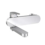 Badarmatur | Einhand-Wannenbatterie Chrome | Badewannenarmatur | Einzigartige Lösung | CR 022.00/150 | RAVAK