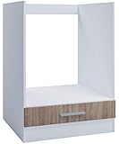 Ofenschrank für Einbauherd 60cm Sonoma Eiche Unterschrank Backofen Kochfeld