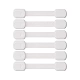 Keroos Baby Kindersicherung zum Kleben (6 Stück), Schloss für Schränke und Schubladen - Ultimative Klebekraft-3M Kleber