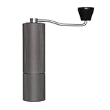 Timemore C2 MAX NEUHEIT 30% mehr Kapazität | Hochwertige manuelle Kaffeemühle | Mahlgut für 500ml Kaffee | Robustes und präzises Edelstahlmahlwerk | leicht und handlich