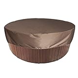 Sweatpants Runde Badewanne Abdeckung Outdoor Protector SPA Whirlpool Staub wasserdichte Abdeckungen Material Wasserdicht stark langlebig (Color : 3 Only Cover, Specification : 190X30cm)