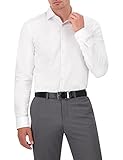 OLYMP Herren Businesshemd No. Six 24/Seven,Männer Hemd,Langarm,Einfarbig,Uni,super Slim,Urban Kent,bequem wie EIN T-Shirt,Weiss 00,43