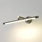 AYFES Vintage Messingstreifen-Wandlampe, drehbare verstellbare Heim-Badezimmer-Leuchten, dreifarbiges Licht für den Innenbereich, Kosmetikspiegel, Schränke, Schminktisch, Schrank, Wandbeleuchtung