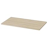 VBChome Waschtischplatte 79,8 cm x 45 cm x 1,8 cm - Moduo Kollektion wählbar Waschtischkonsole für Aufsatzwaschbecken fürs Bad Unterschrank Counterboard Waschtischplatte Tischplatte/Farbe: Sand Eiche