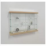 VM ART DESIGN GLASS Glashängevitrine VMBR3HT-TR (White Oak Wood)