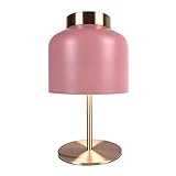 EVSER Nachttischlampe Design Postmodern minimalistische Schlafzimmer Dekoration Tischleuchte Kreative Licht Luxus Schreibtischlampe Moderne Nachttischlampe Lampe für Schlafzimmer (Color : Roze)