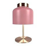 EVSER Nachttischlampe Design Postmodern minimalistische Schlafzimmer Dekoration Tischleuchte Kreative Licht Luxus Schreibtischlampe Moderne Nachttischlampe Lampe für Schlafzimmer (Color : Roze)