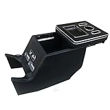 Armlehne Aufbewahrungsbox Für Mercedes-Benz V-Klasse V220 V260 V250 W447, USB-Ladebox Für Heckgeländer(Black)