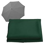 HCZION 3m 8 Streben Sonnenschirm Ersatzbezug Ersatz Baldachin Marktschirm Ersatzbespannung Ersatzabdeckung Strandschirm Ersatzdach (Color : Green, Size : 8 ribs-10ft/3m)