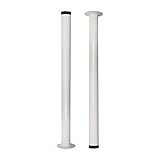 FRYSKY Verstellbare Möbel-Stützbeine, Metall-Stehtischbeine, verstellbar 0–10 mm, for Schreibtisch/Schrank/Esstischbeine/Heimwerkerprojekte, mit Schrauben, 2er-Set qinqiwang