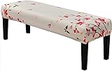 SDNAM Bezug Für Sitzbank Schonbezug Holzbank Bezug Sitzbank Bank Stretch Bezug Sitzbank Gepolstert Polsterbank Husse Hocker Schuhbank Protector für Eingangsbereich Esszimmer (Color : #18)