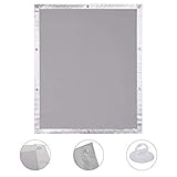 EUGAD Thermo Rollo Dachfenster Sonnenschutz UV-Schutz für Zuhause, Auto, Dachfensterrollo ohne Bohren, Hitzeschutz für Innen, Verdunkelungsrollo Dachfenster ohne bohren mit Saugnäpfen (Grau, 76x115cm)