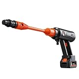 EVEAGE Kabelloser Hochdruckreiniger, max. 1000 PSI, 2,5 GPM Power Cleaner, wiederaufladbarer elektrischer Hochdruckreiniger