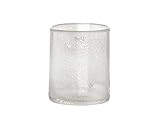 Vase Dutz Cylinder Clear Bubbles (H19 D15)