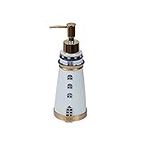 Shampoo Seifenspender - Kreativität Leuchtturm Form Harz Hand Seifenspender, Shampoo Lotion Flasche, Seifenspender Flasche mit Pumpe für Hotel Restaurant Badezimmer Küche Büro
