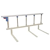 Bettgitter Bett-Seitenschutz aus Aluminiumlegierung für ältere Menschen, faltbarer Stützgriff für Erwachsene, Kleinkind-Assist-Handicap-Geländer-Fallschutz (Size : 117X36CM)