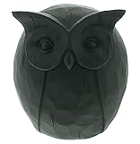 FRANK FLECHTWAREN Dekor Eule Noir, Höhe 15 cm
