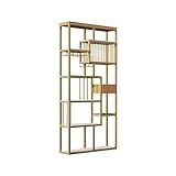 ARINAL Bücherregal-Organizer Nordic Metall Wein Rack Bar Partition Boden-zu-Decke Bücherregal Büro Grüne Pflanze Blume Rack Lagerung Display Rack Unabhängiges Bücherregal (Color : A3-100cm)