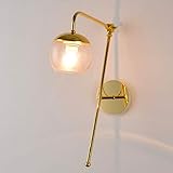 HWORKS Moderne Wandleuchten, Wandleuchte, rustikale Wandbeleuchtung, maritime Lampe, Schiffslampe, Saunalampe, Vintage, ovale Gitterlampe, Wandlampe, wasserdicht, Aluminiumguss und Glas, Außenleuch