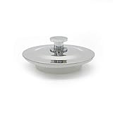 Badewannen Stöpsel Verschluss, LERANXIN Badewannenstöpsel 45mm, Badewannenstöpsel aus Edelstahl, Universal Abflussstopfen, für Schwimmbäder, Badewannen, Abwasserrohre