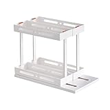 Drehteller Schrank-Organizer, multifunktionales Gewürzregal, drehbares Gewürzregal für die Küche, drehbarer Gewürzhalter, rutschfeste Aufbewahrungsregale