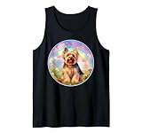 Yorkie Rainbow Bridge Netter bunter Yorkshire-Terrier-Hund Tank Top