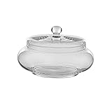 CRISTALICA Bonboniere Candy Famous 22cm Keksdose Gefäß mit Deckel Vorratsdose Klarglas