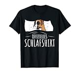 Offizielles Schlafshirt Boxer Hunde T-Shirt