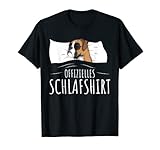 Offizielles Schlafshirt Boxer Hunde T-Shirt