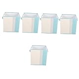 Cabilock 5 Stück Aufbewahrungskorb Für Baby-Kleiderschrank Multifunktionale Aufbewahrungsbox Frottee Babyhandtücher Windel Babyparty Geschenke Für Mädchen Spielzeugkorb Praktische