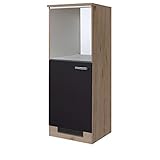 MMR Midi-Kühlschrank- und Herdumbauschrank London - Breite 60 cm - Anthrazit