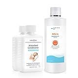Hanse Pro Duft und Pflege-Set für Wasserbetten, 2 x Konditionerer (á 250 ml) & 1 x STRICKER Wasserbetten-Duft Adora Passion (500 ml) I Conditioner I Wasserbett I Pflege I Schutz I Reinigung