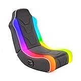 X Rocker Chimera RGB 2.0 Floor Rocker Gaming Sessel | Entertainment Gamer Stuhl mit 2.0 Soundsystem & Neo Motion RGB Beleuchtung für Kinder & Jugendliche