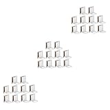 Cabilock 30 Stück Duschgelhalter Eckregal Wandregalhalterungen Wandhalterungen Badezimmer-Flüssigseifenhalter Dusche Handwaschhaken Regal Für Eckstanze Freier Aufhänger