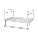 Unterschrank-Organizer-Regal, Unterdraht-Regalkorb, multifunktionales Metalldrahtregal, hängende Aufbewahrungskörbe mit Haken für Küche, Speisekammer, Schrank, Badezimmer