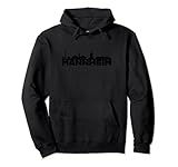 Mannheim Deutschland City Skyline Silhouette Umrissskizze Pullover Hoodie