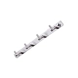 Outanaya Hakenhalter Für Schlafzimmer Hakenleiste Hakenleiste Edelstahl Silber Kleiderhaken Garderobe Edelstahl Hakenhalter Garderobe Mit 4 Haken