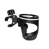 BESTonZON Kinderwagen Flaschenhalter Kunststoff Flaschenregal Getränkehalter Käfige Fütterungsflasche Schwarz Baby Auto Flaschenregal Flaschenregal Baby Kinderwagen Becherhalter