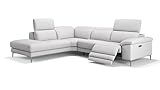 sofanella - Eckcouch Siena Ecksofa Ledersofa Relax